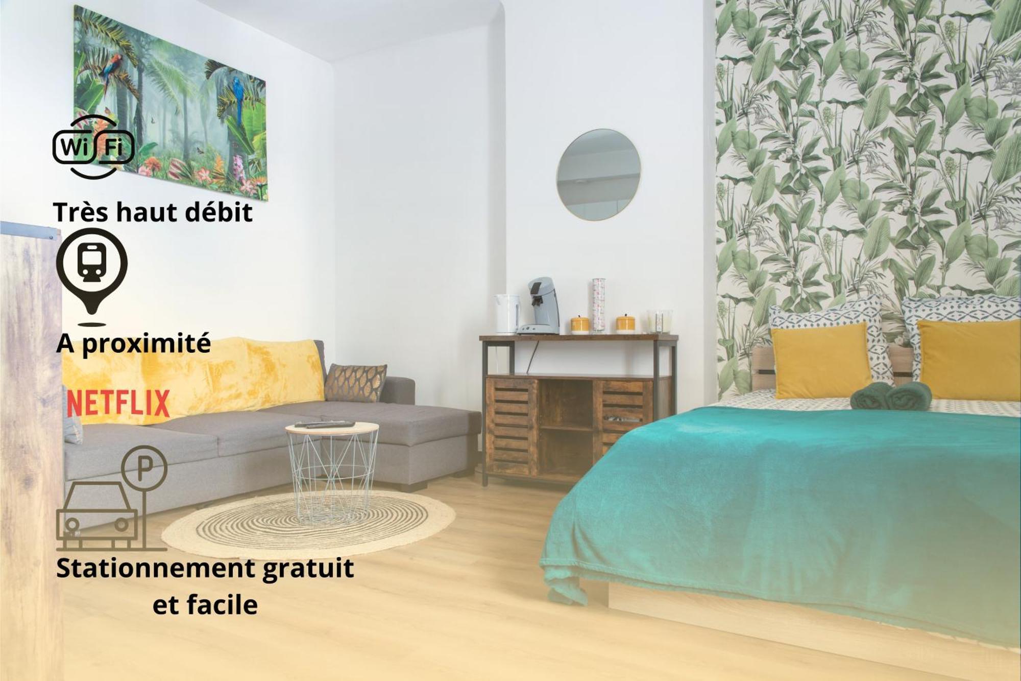 Studio Lorient Proche Centre Gare Wifi Netflix Extérieur photo